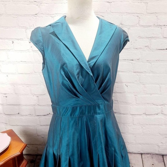 PS...STYLE Blue Fit and Flare Capped monochrome - Picture 10 of 15